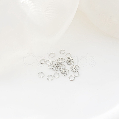 50Pcs Brass Open Jump Rings PW-WG80FA8-01-1