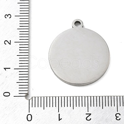201 Stainless Steel Pendants SA-CBA3D3A-05P-23-1