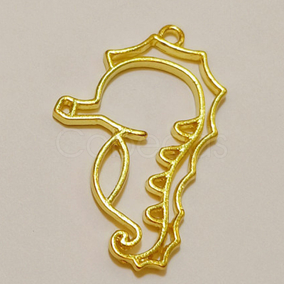 Alloy Open Back Bezel Pendants PALLOY-CJC0004-72G-RS-1