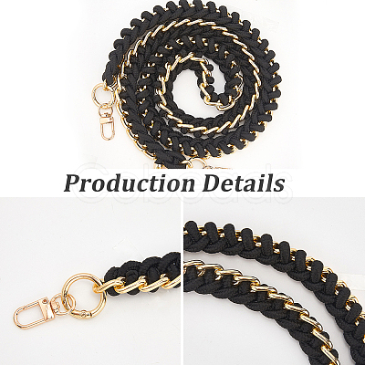 Acrylic Cable Chain & Polyester Braided Cord Bag Straps FIND-WH20033-020KCG-B-1