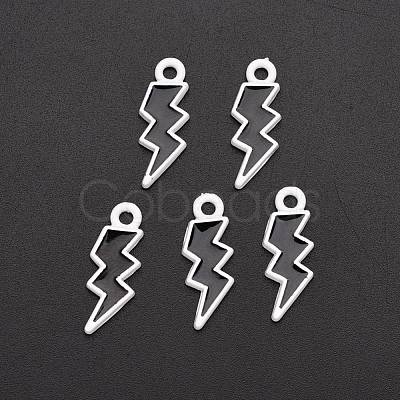 Spray Painted Alloy Enamel Pendants X-ENAM-R136-35A-1