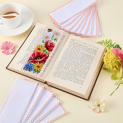 Cotton Bookmarks for Cross Stitch Making DIY-WH0759-26C-1
