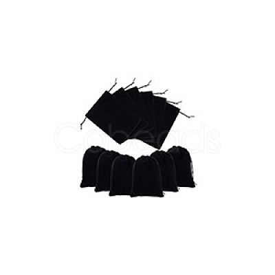 Velvet Packing Pouches Drawstring Bags ABAG-WH0046-30A-1