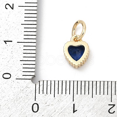 Brass Micro Pave Cubic Zirconia Pendants KK-H204-01KCG-M-1