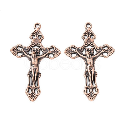 Tibetan Style Alloy Pendants TIBEP-S298-011R-1