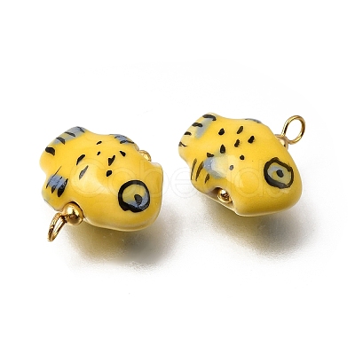 Handmade Porcelain Pendants PR-CBA0027-10G-04-1