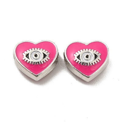 Alloy Enamel Beads PALLOY-F290-01P-1