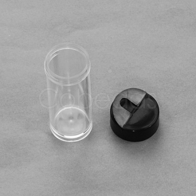 Plastic Bead Containers With Black Lid CON-S040-1