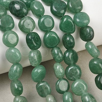 Natural Green Aventurine Beads Strands GG-CBA787B-A16-1