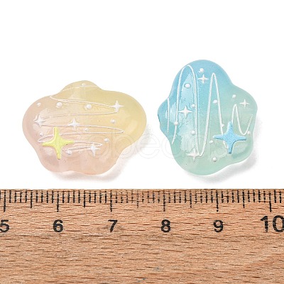Printed Transparent Acrylic Beads AC-CBAC4EE-07-1
