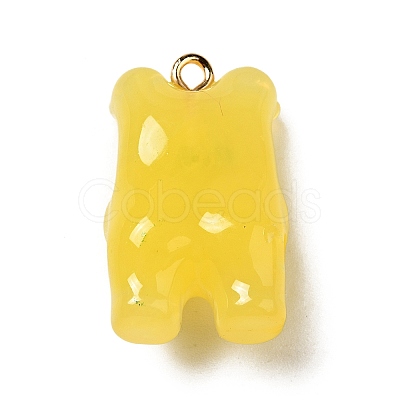 Cartoon Opaque Resin Pendants FIND-I029-01C-1