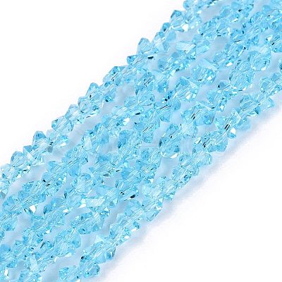 Transparent Glass Beads Strands GLAA-N018-3mm-16-1