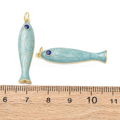 Brass Pendants KK-D019-29C-02G-1