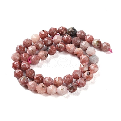 Natural Plum Blossom Jasper Beads Strands G-NH0021-A20-01-1