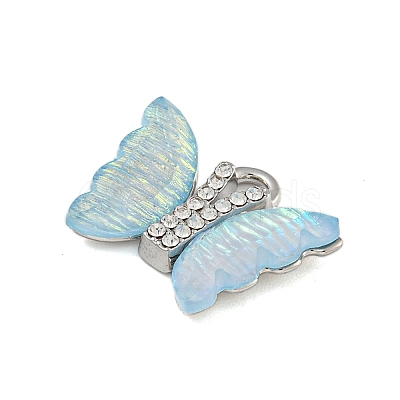 Iridescent Resin Pendants FIND-Z058-07P-02-1