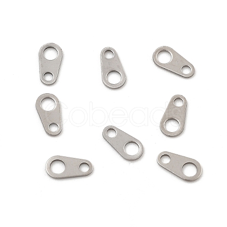 Non-Tarnish 316 Surgical Stainless Steel Chain Tabs STAS-L236-04A-1