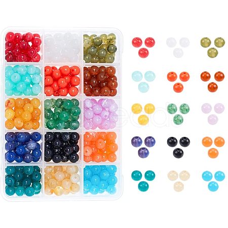 Imitation Gemstone Acrylic Beads OACR-PH0001-02-1