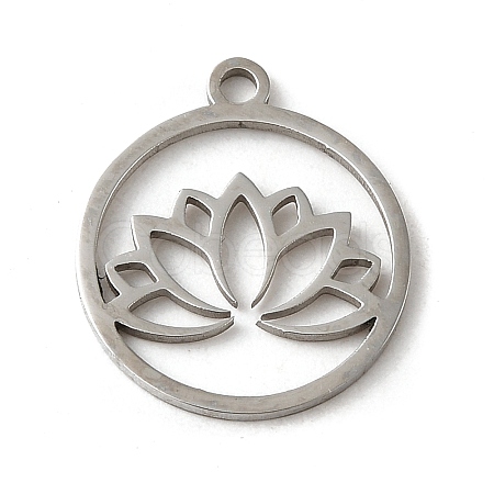 Non-Tarnish 201 Stainless Steel Pendants LS-STAS-E211-02P-1