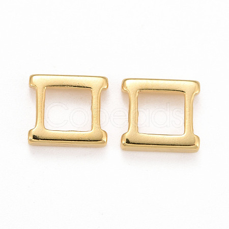 Eco-Friendly Brass Watch Band Clasps KK-M225-32G-1