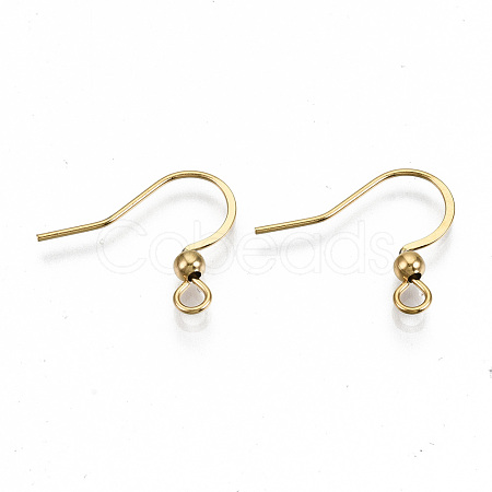 304 Stainless Steel French Earring Hooks X-STAS-S111-004G-NR-1