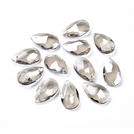 Faceted Glass Pendants GLAA-F069-L-A24-1
