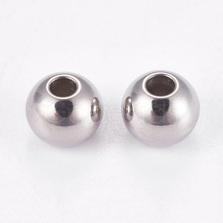 Tarnish Resistant 202 Stainless Steel Rondelle Spacer Beads STAS-F094-06B-P-1-1