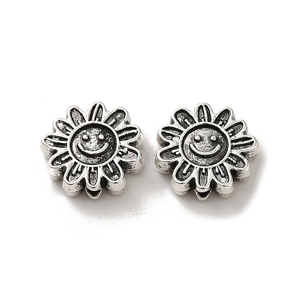 Tibetan Style Alloy Beads PALLOY-P302-12B-AS-1