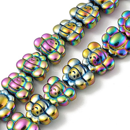 Electroplated Synthetic Non-magnetic Hematite Beads Strands G-Z032-D02-05A-1