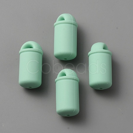 Bottle Food Grade Eco-Friendly Silicone Beads LS-SIL-WH0006-20K-1