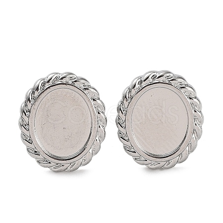 Non-Tarnish 304 Stainless Steel Stud Earring Findings STAS-M323-23P-1