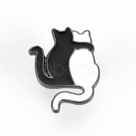 Alloy Enamel Brooches JEWB-S011-105-NR-1