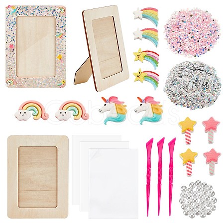 DIY Photo Frame Making Kit DIY-OC0010-44-1