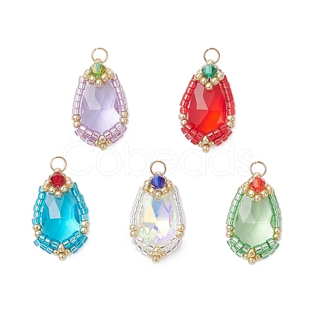 Glass Pendants PALLOY-MZ00961-1