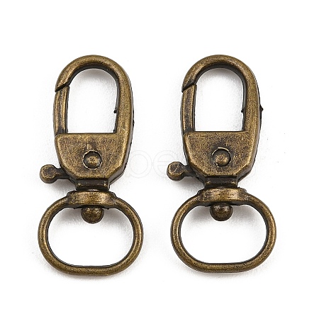 Zinc Alloy Swivel Clasps AL-CBAC079-16AB-1