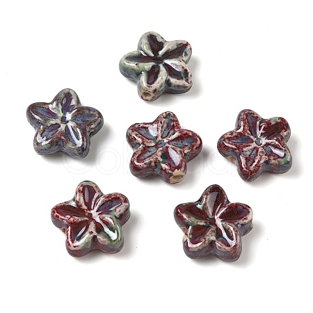 Vintage Handmade Porcelain Beads PR-NH0003-01B-1