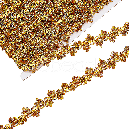 Metallic Lace Trim OCOR-WH0071-034B-1