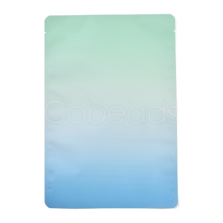 Two Tone Rectangle Plastic Zip Top Gift Bags OPP-C003-01F-02-1