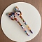 Cellulose Acetate Hair Forks, Hairpin Hair Accessory, Butterfly, Colorful, 120mm