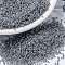 MIYUKI Round Rocailles Beads, Japanese Seed Beads, (RR240) Gray Lined Crystal, 15/0, 1.5mm, Hole: 0.7mm, about 5555pcs/bottle, 10g/bottle