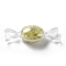 Natural Citrine Chip Decorates, with Transparent Plastic Storage Box, Candy, 25x82.5x23mm