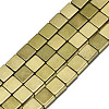 Electroplate Non-magnetic Synthetic Hematite Beads Strands G-S352-39-1