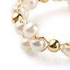Glass Pearl Beads Finger Rings RJEW-TA00005-5