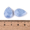 Synthetic Blue Lace Agate Pendants G-N362-13M-3