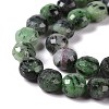 Natural Ruby in Zoisite Beads Strands G-K318-12-4