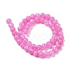 Synthetic Crackle Quartz Beads Strands GLAA-S134-8mm-03-2