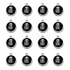 Platinum Plated Alloy Charms LS-ENAM-S118-02I-P-2