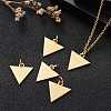 201 Stainless Steel Pendants STAS-S105-T624-2-7