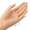Brass Ball Post Ear Studs KK-YW0001-11S-4