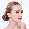 DIY Flower Drop Earring Making Kit DIY-SZ0009-77-7