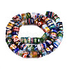 Handmade Millefiori Lampwork Beads Strands LAMP-S191-20-2